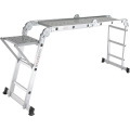 Productos / proveedores de China. Escalera plegable extensible de aluminio de uso múltiple para trabajos pesados ​​de 15.4FT con bisagras de bloqueo de seguridad 330lb